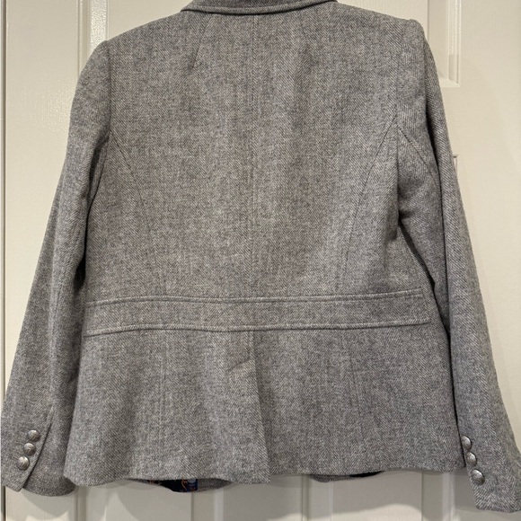 Talbots - Wool Blend Blazer Heather Gray - size 12 - Picture 10 of 11